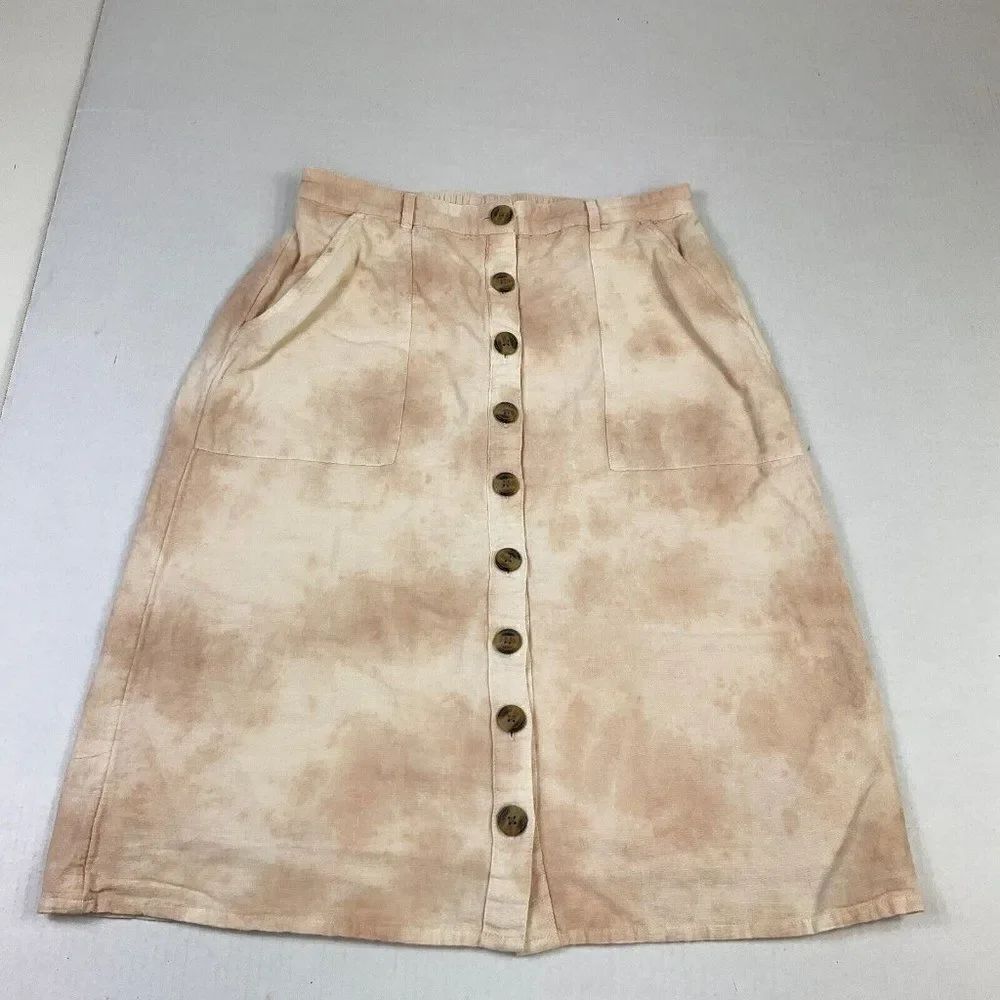 American Eagle Womensย A-Line SkirtโTie Dye Pockets Elastic Waist Casual SโSmall